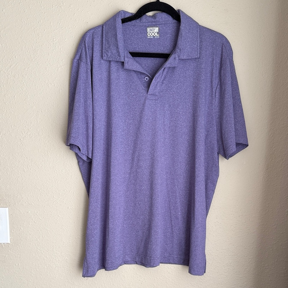 32 Degrees Cool Lavender Polo Shirt